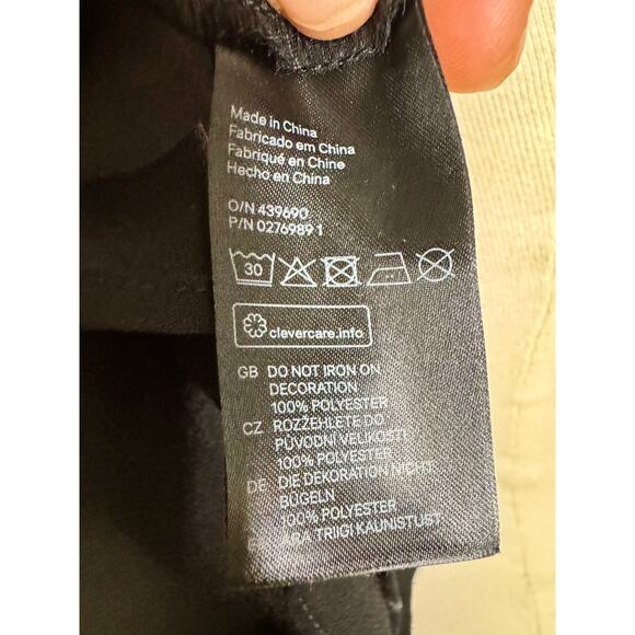 Gothic Asymmetrical Black & White Dress -Size 8 H&M - Picture 8 of 13